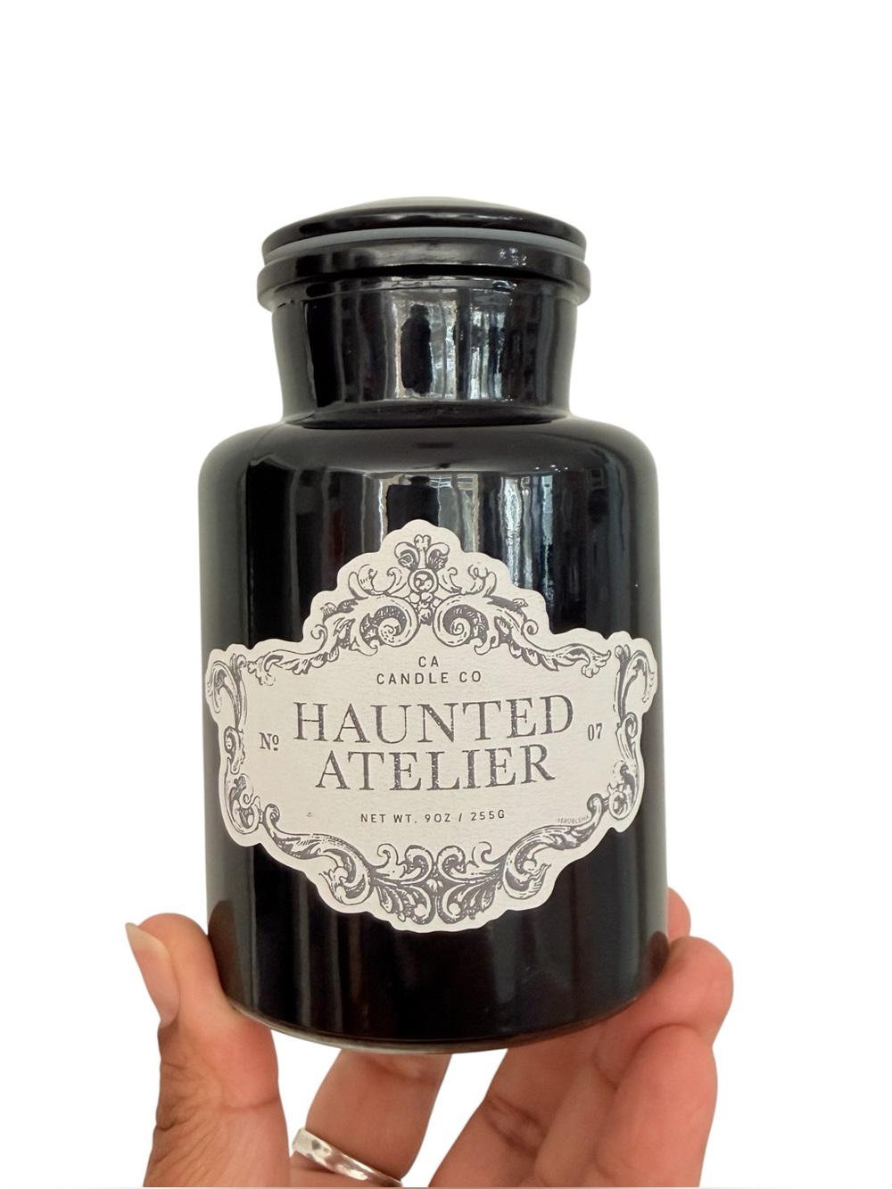 Leoben Company Haunted Atelier No. 07 Scented Candle Black Apothecary Candle